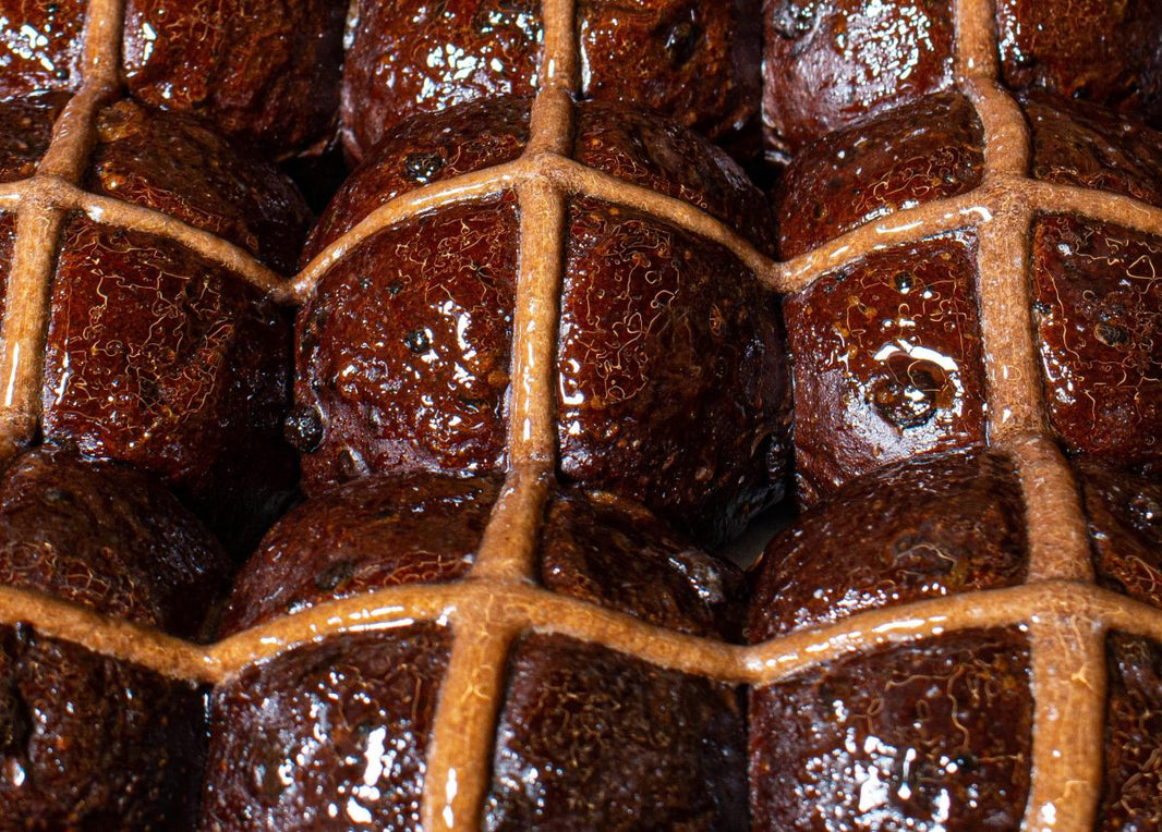 Chocolate Hot Cross Buns