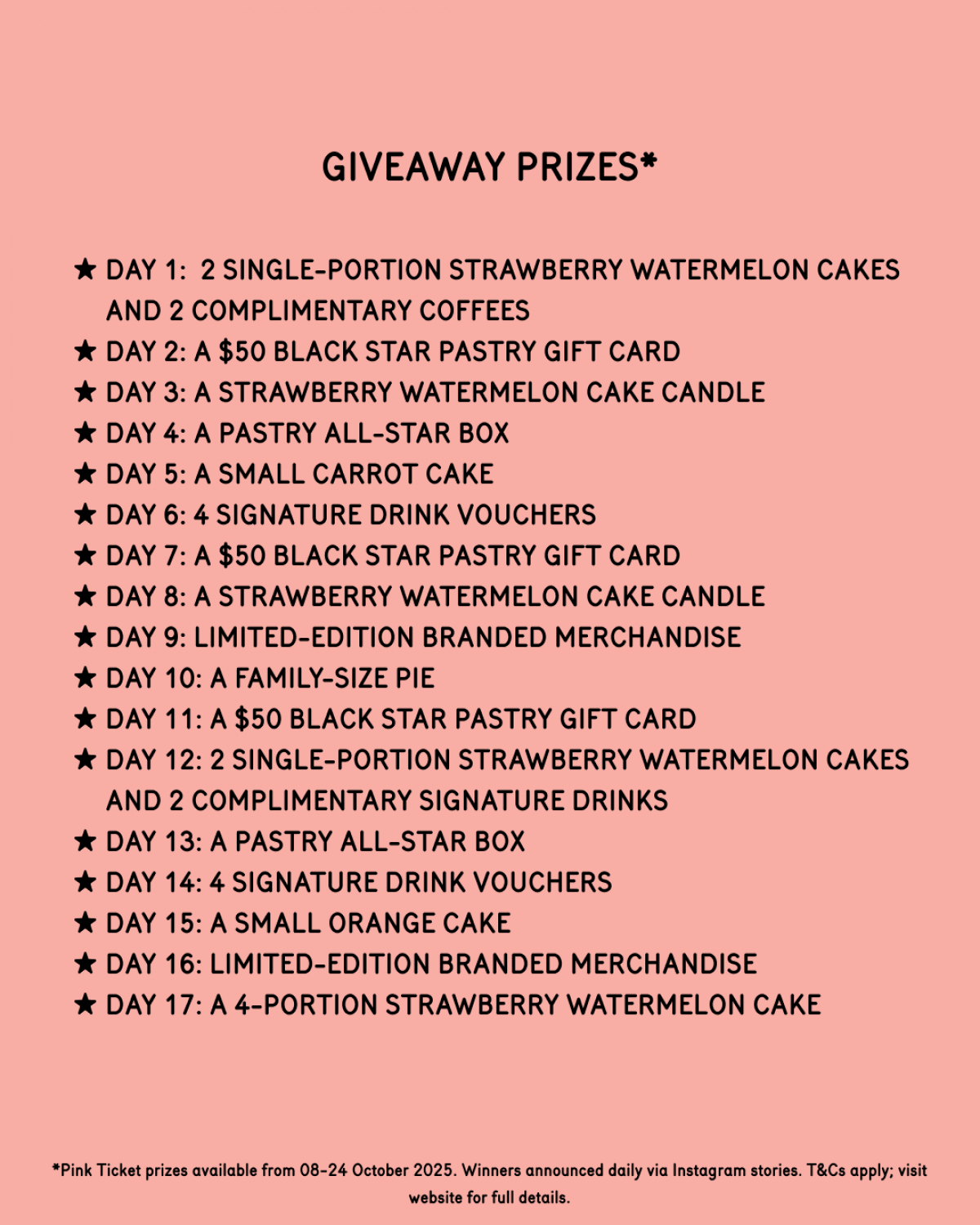 17 Days of Giveaways