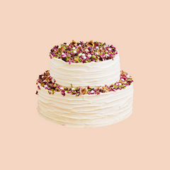 Orange Cake Tiered Rustic-1
