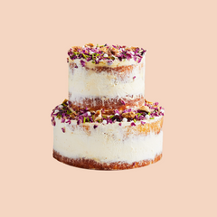 Orange Cake Tiered Naked-1