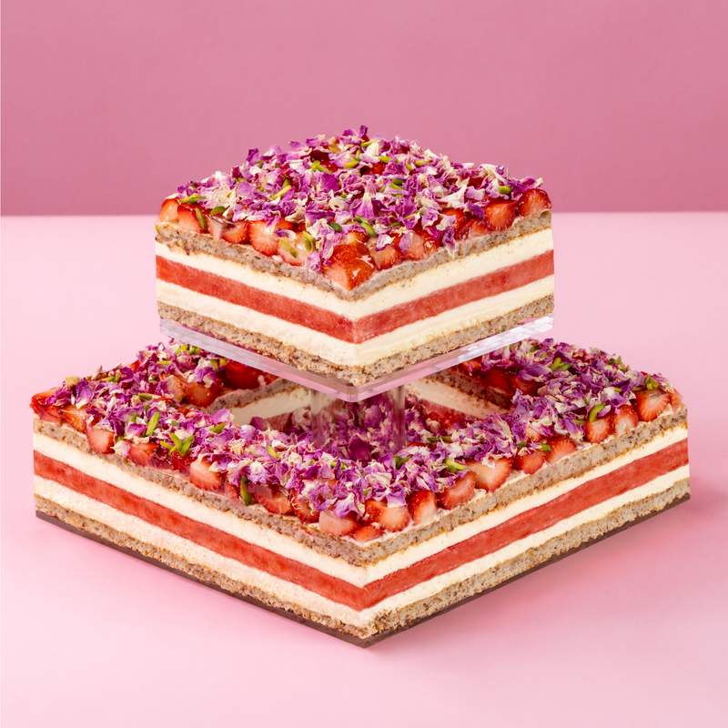 Strawberry Watermelon Tiered Cake-1