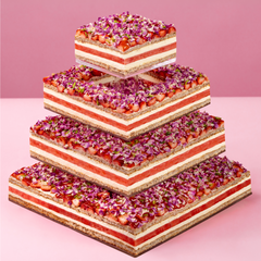 Strawberry Watermelon Tiered Cake-3