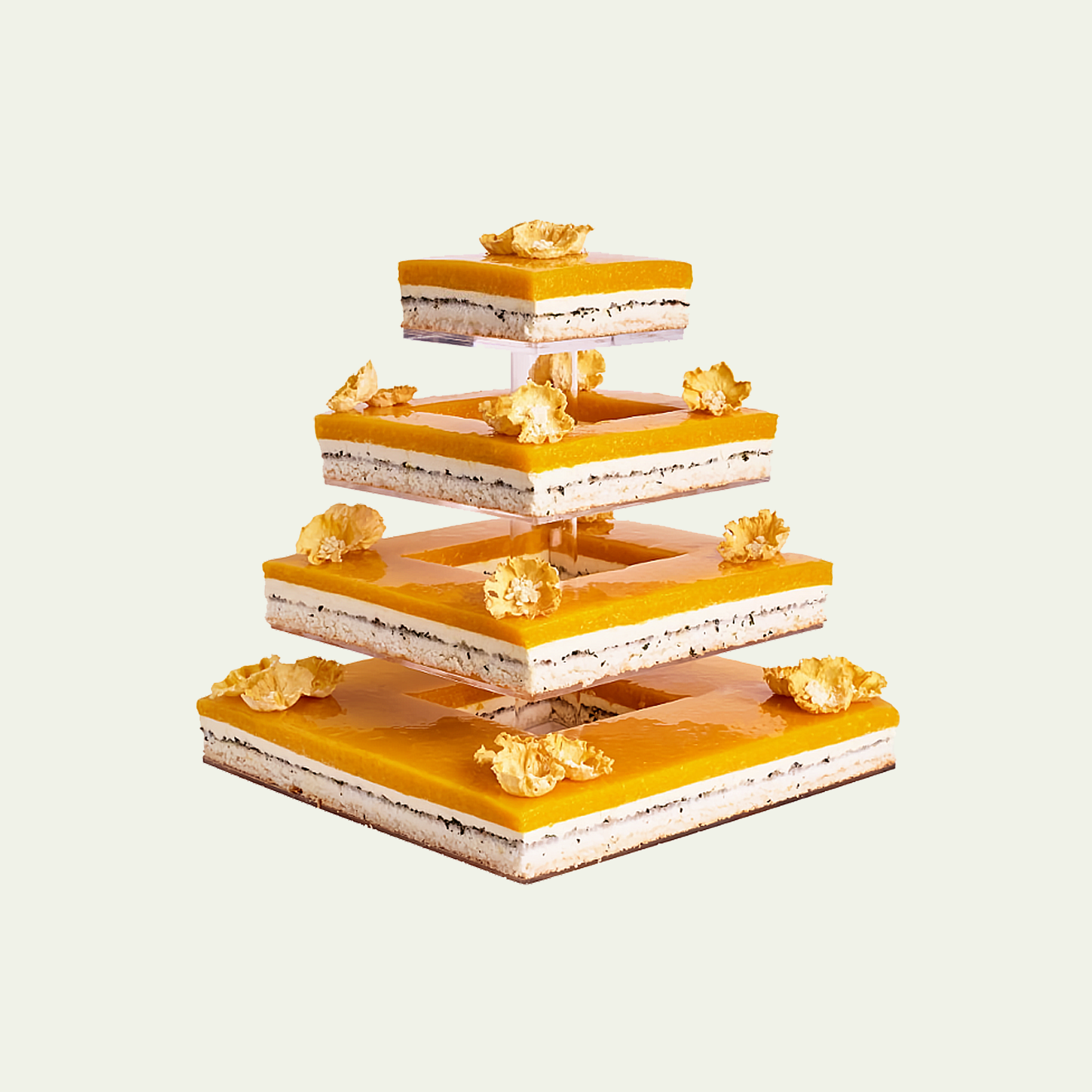 Mango Yuzu Tiered Cake-3