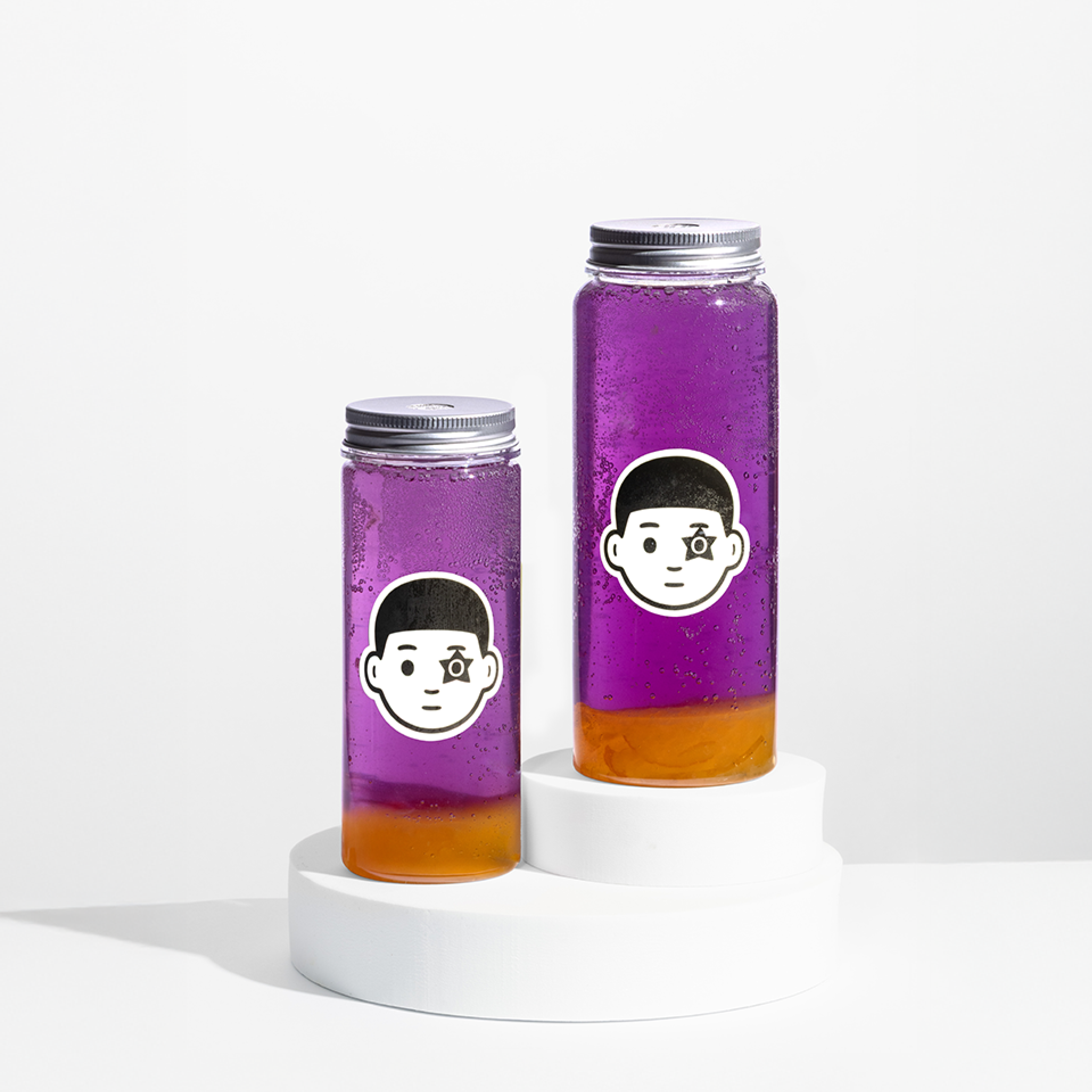 Bottled Butterfly Pea & Yuzu Spritz