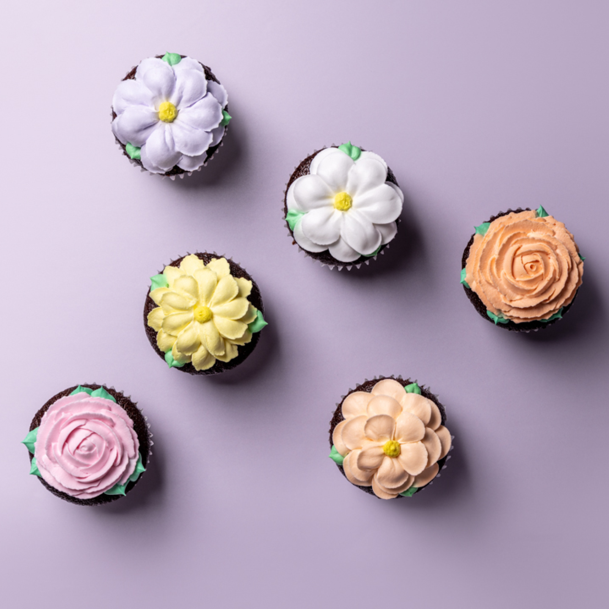 Vegan Flower Cupcake