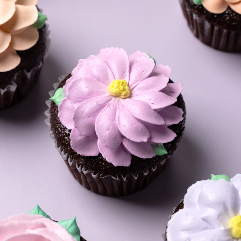 Vegan Flower Cupcake-3