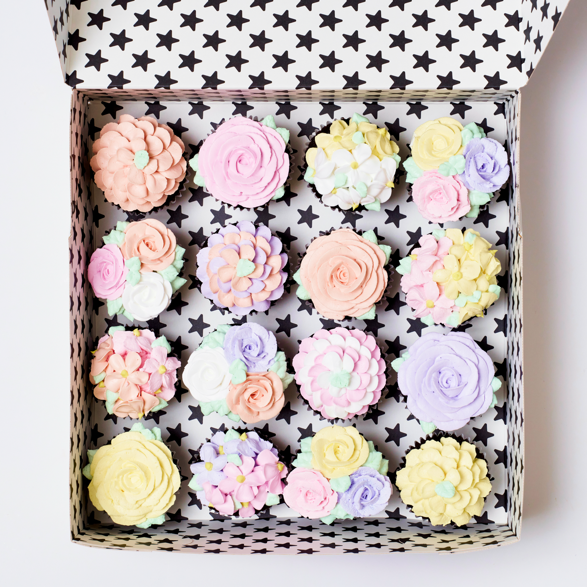 Vegan Flower Cupcake Box-1