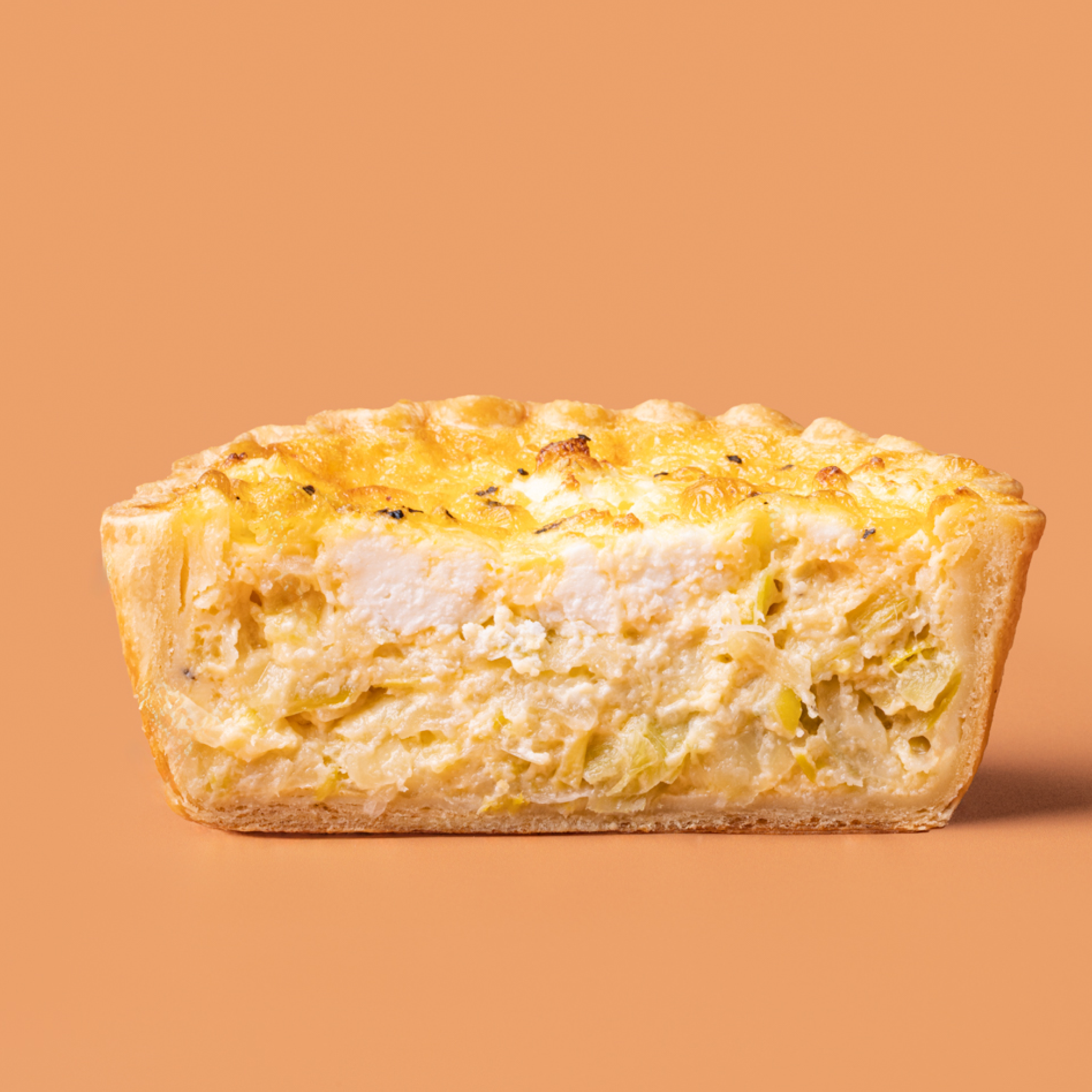 Goat's Cheese & Leek Quiche-3