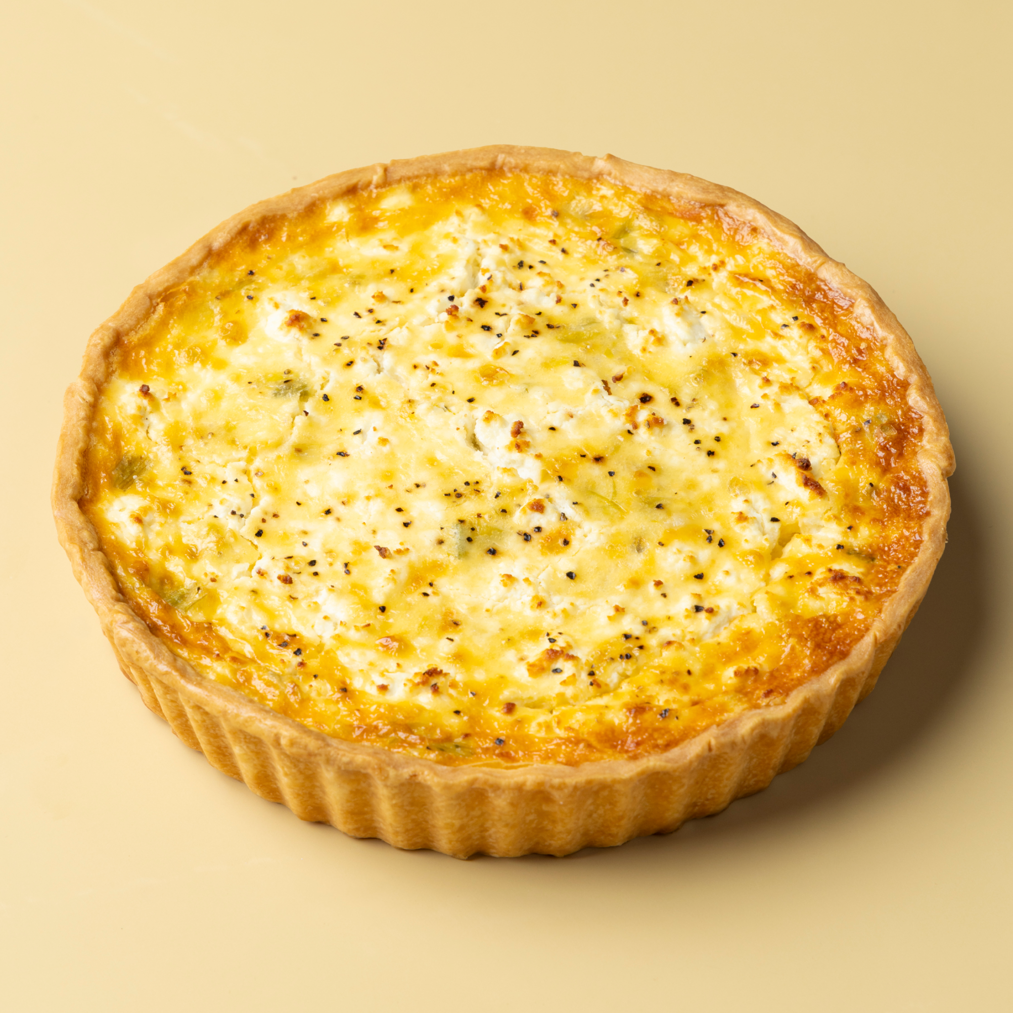 Goat's Cheese & Leek Quiche