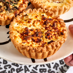 Goat's Cheese & Leek Quiche-1