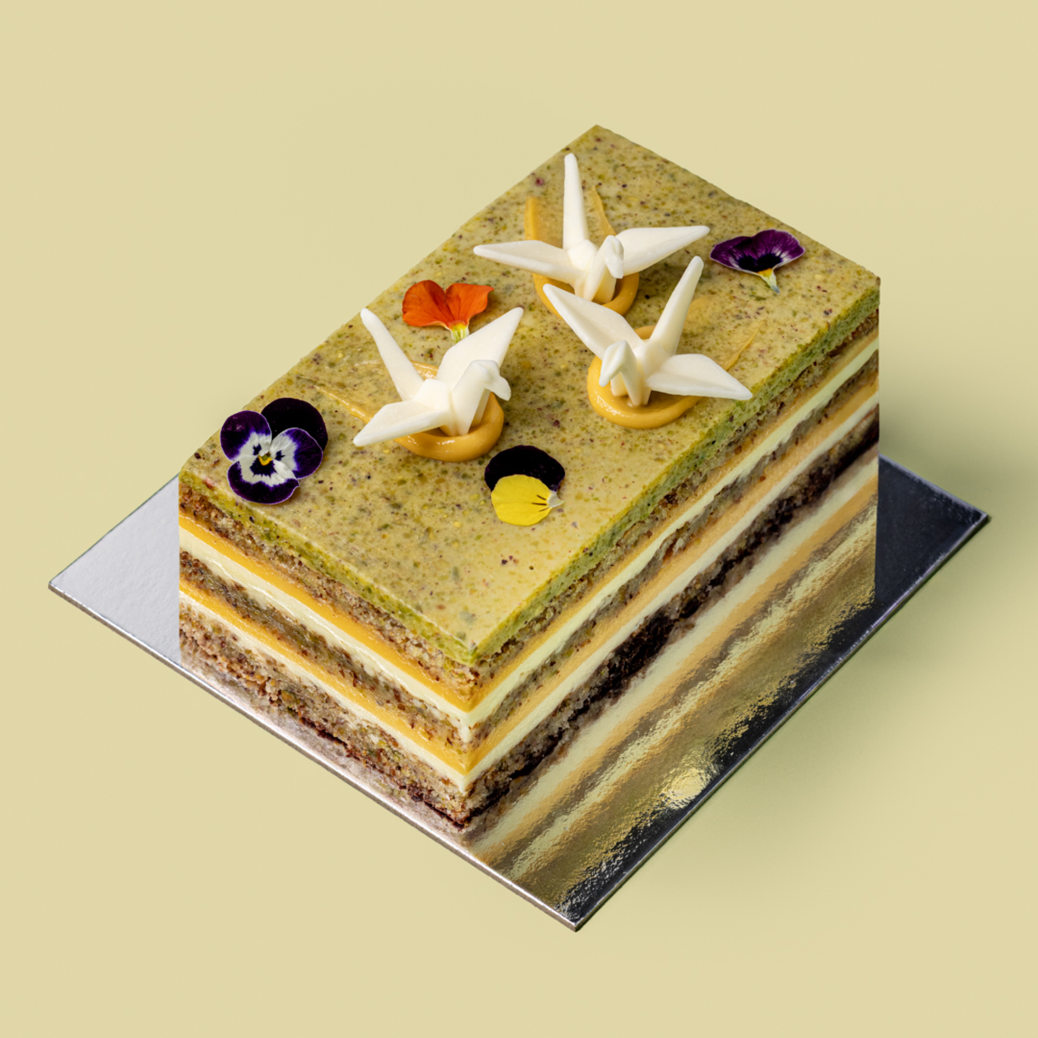 Origami Lemon Cake