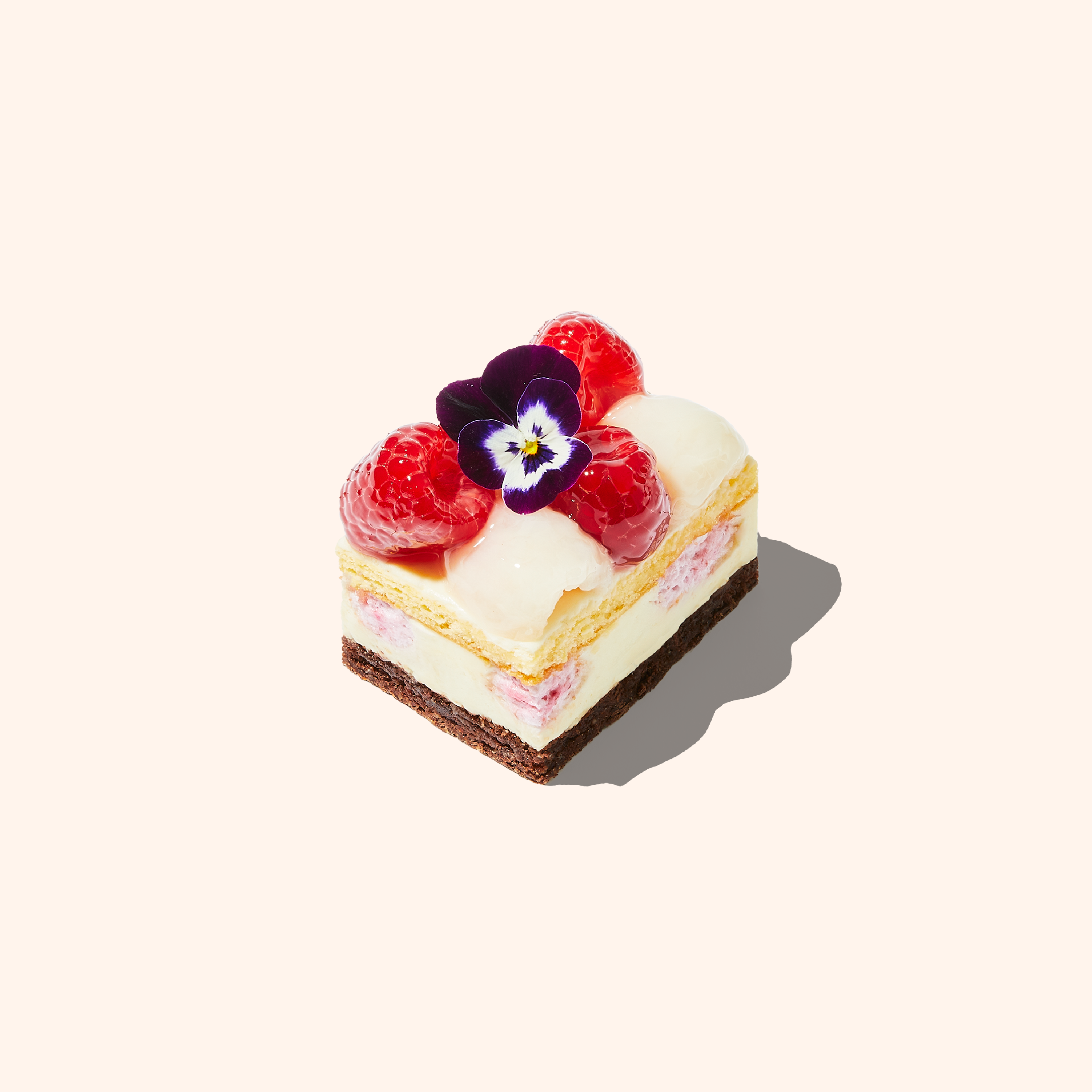 Raspberry Lychee Cake