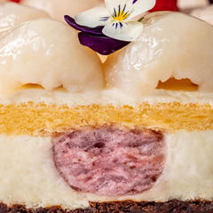 Raspberry Lychee Cake-5