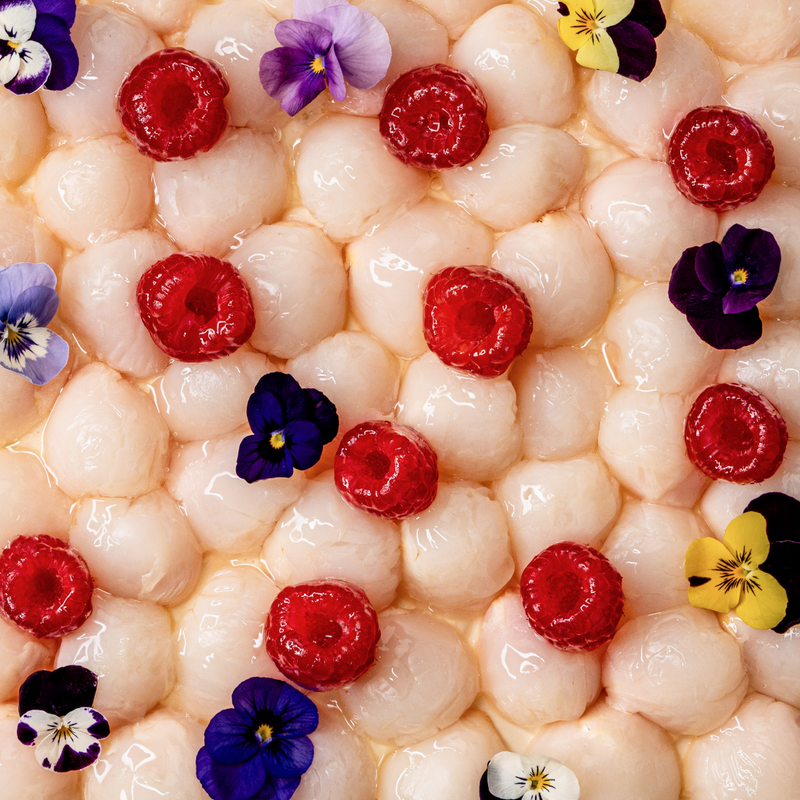 Raspberry Lychee Cake-4