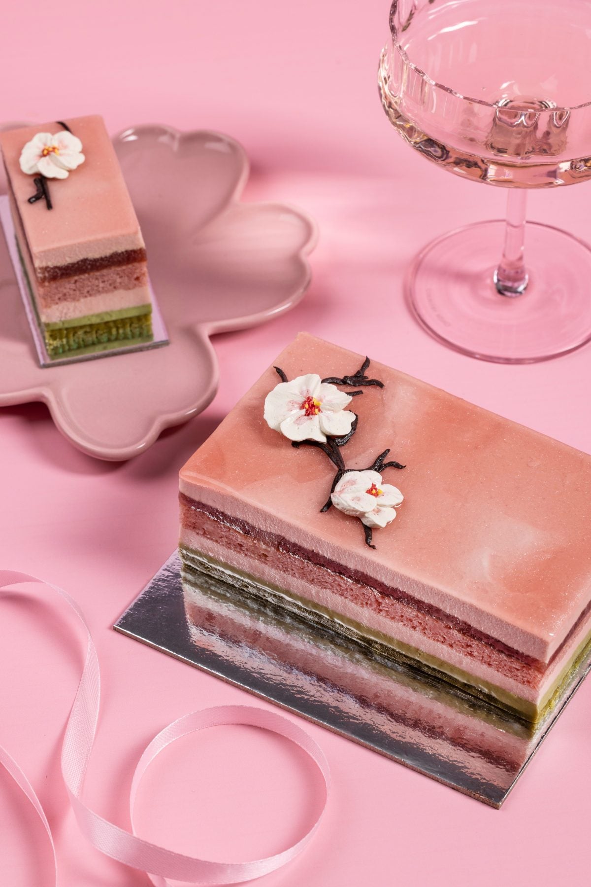 Pink Blossom Cake